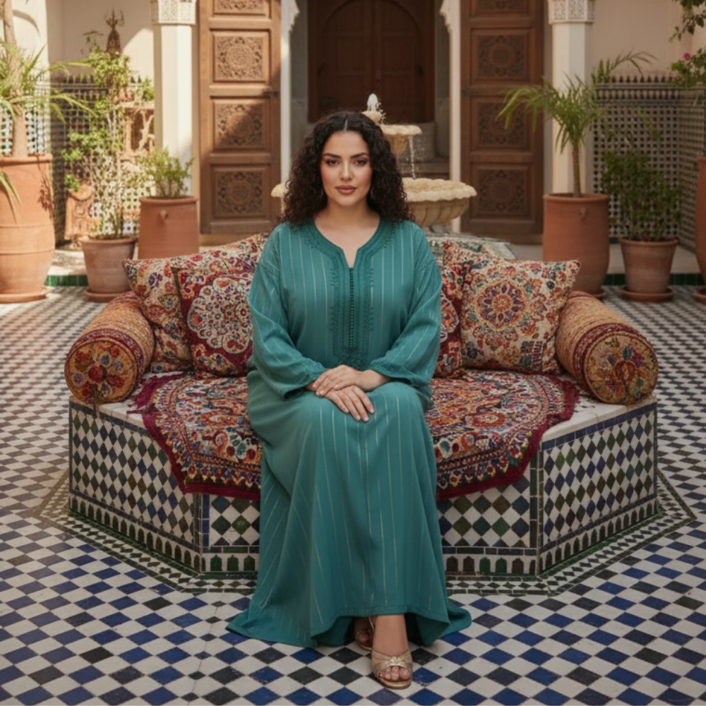 Caftan Marocain Classique – Robe Élégante