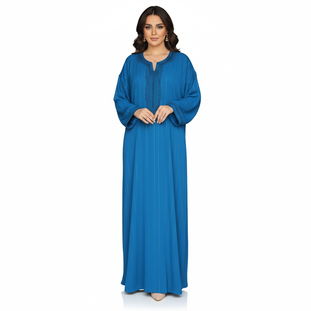 Caftan Marocain Classique – Robe Élégante