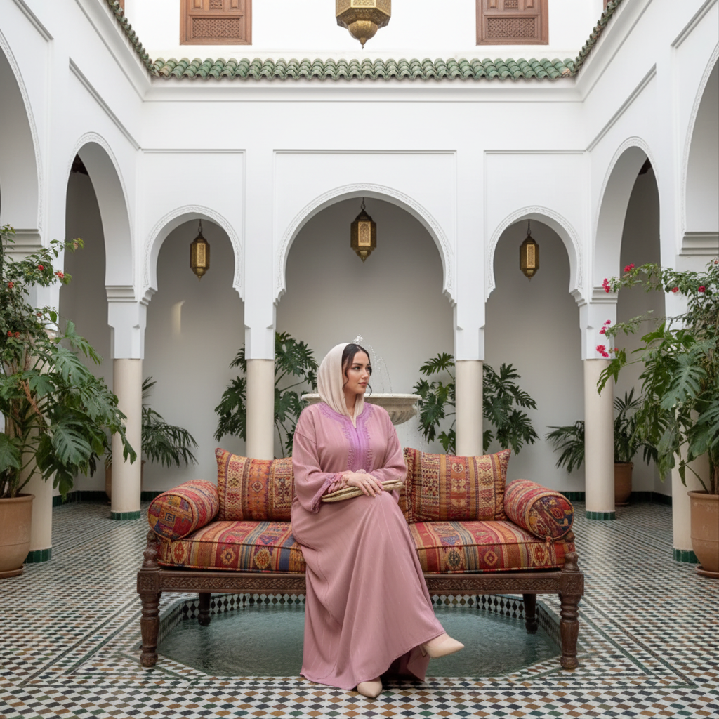 Caftan Marocain Classique – Robe Élégante