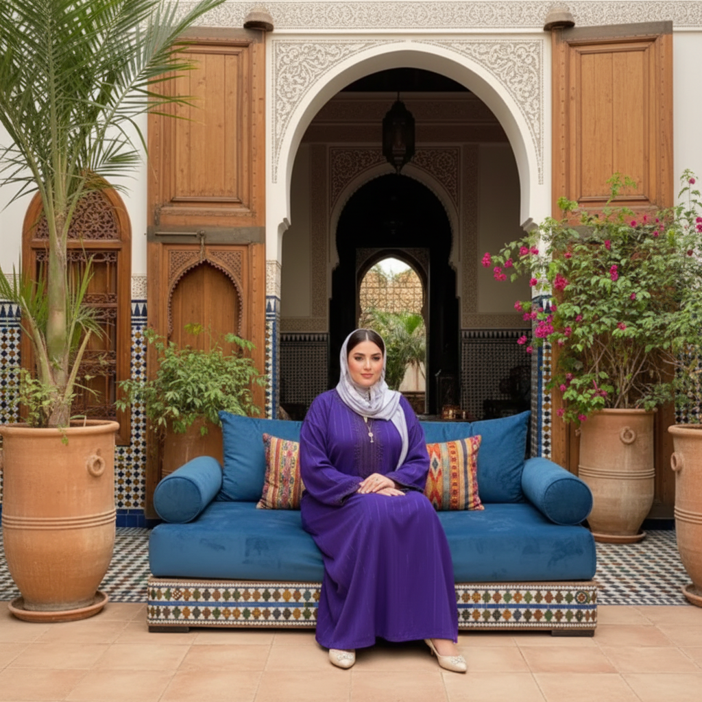 Caftan Marocain Classique – Robe Élégante